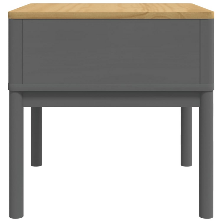 FLORO Grey Lamp Table 55x55x54 cm | Solid Pine Wood | Elegant Home Decor - Premium  from Home Treasures - Just £67.99! Shop now at Home Treasures