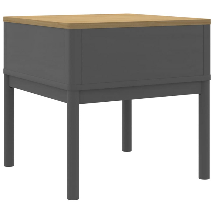 FLORO Grey Lamp Table 55x55x54 cm | Solid Pine Wood | Elegant Home Decor - Premium  from Home Treasures - Just £67.99! Shop now at Home Treasures