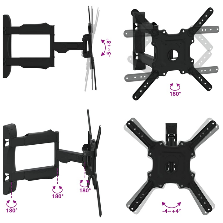 TV Wall Mount for 32-55 Inch Screens | Max VESA 400x400 mm, 35kg Capacity | Ultra-Strong, Adjustable & Space-Saving - Premium  from Home Treasures - Just £23.99! Shop now at Home Treasures