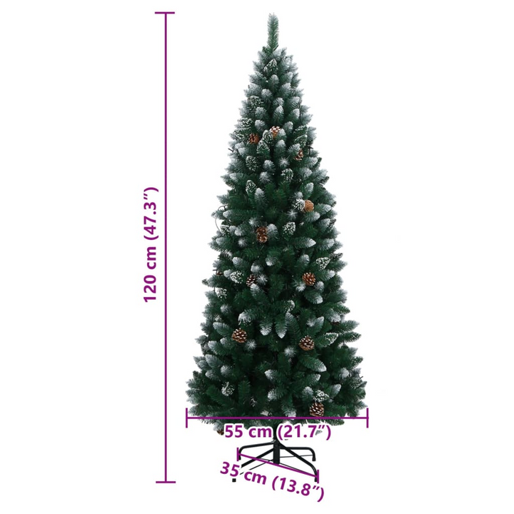 120 cm Artificial Christmas Tree with 150 LEDs – Realistic, Easy to Set Up, and Energy-Efficient - Premium  from Home Treasures - Just £61.99! Shop now at Home Treasures