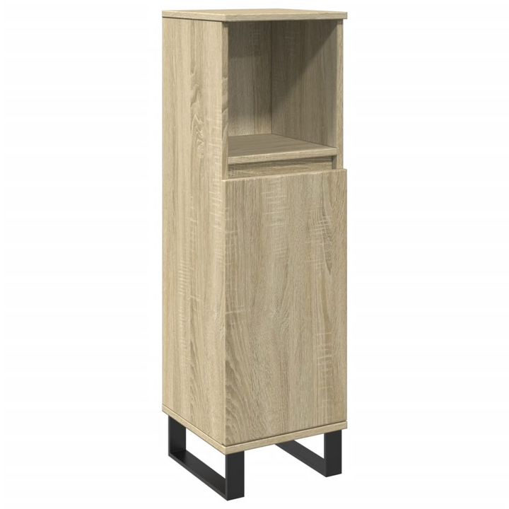 3 Piece Bathroom Furniture Set in Sonoma Oak | Modern Design | Ample Storage | Engineered Wood - Premium  from Home Treasures - Just £205.99! Shop now at Home Treasures