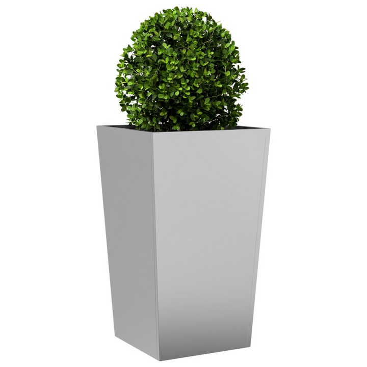 Rust-Resistant Galvanized Steel Garden Planters Set of 2 - 45x45x75 cm for Flowers & Vegetables - Premium  from Home Treasures - Just £123.99! Shop now at Home Treasures