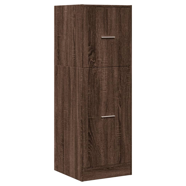 Apothecary Cabinet in Brown Oak - Durable Engineered Wood Storage Solution, 40x41x118 cm - Premium  from Home Treasures - Just £84.99! Shop now at Home Treasures