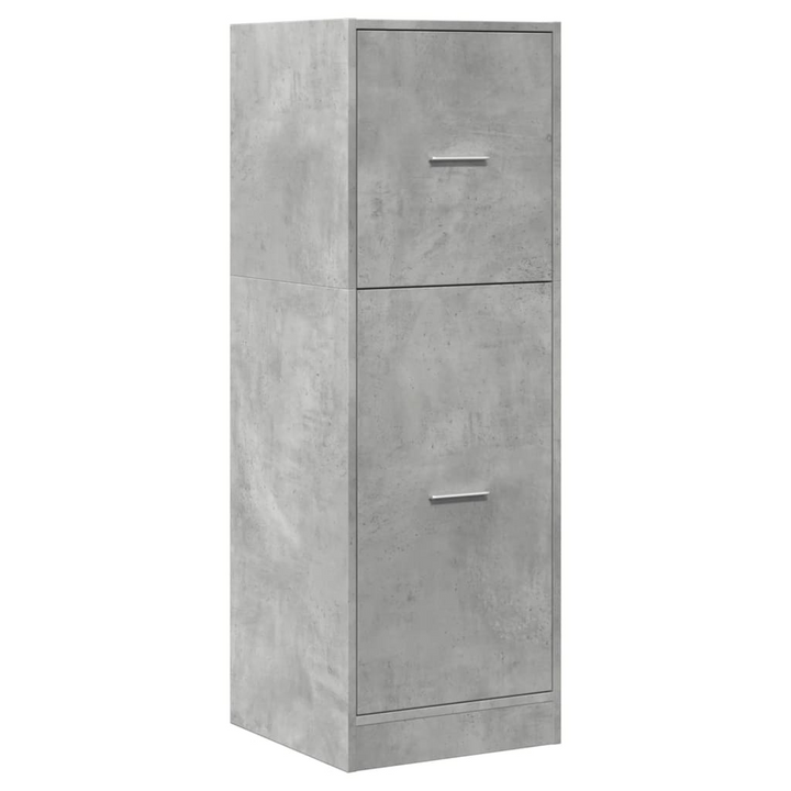 Apothecary Cabinet - Stylish Concrete Grey, Durable Engineered Wood, 40x41x118 cm | Modern Storage Solution - Premium  from Home Treasures - Just £99.99! Shop now at Home Treasures