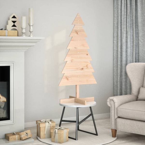 Solid Wood Pine Wooden Christmas Tree for DIY Living Room & Office Decoration - Premium  from Home Treasures - Just £25.99! Shop now at Home Treasures