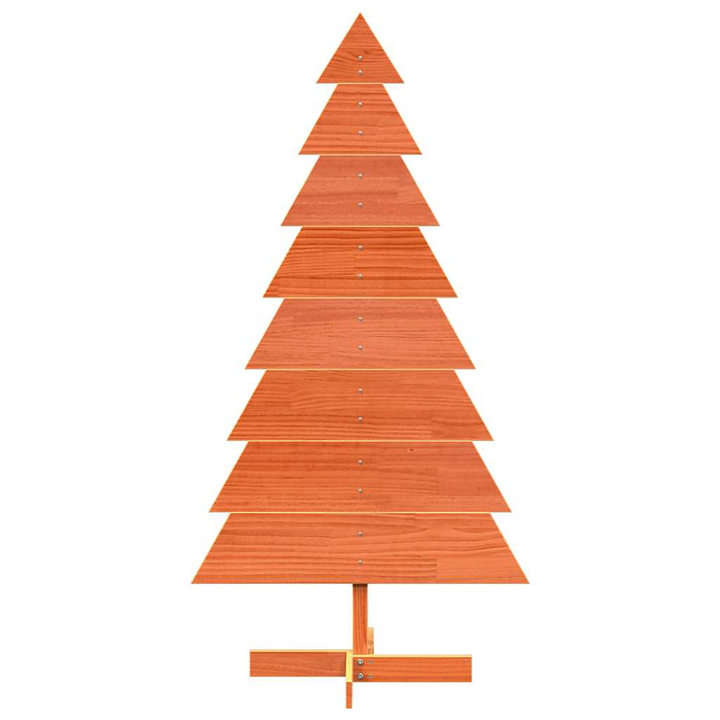 Rustic Wooden Christmas Tree for Festive Decoration, Wax Brown, 150 cm, Solid Pine Wood - Premium  from Home Treasures - Just £36.99! Shop now at Home Treasures