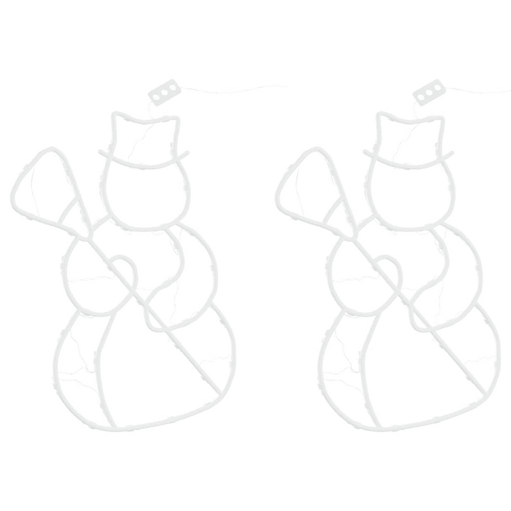 Christmas Lights Snowman Silhouette - 2-Pack, 35 LEDs, Warm White, Indoor Holiday Décor - Premium  from Home Treasures - Just £17.99! Shop now at Home Treasures