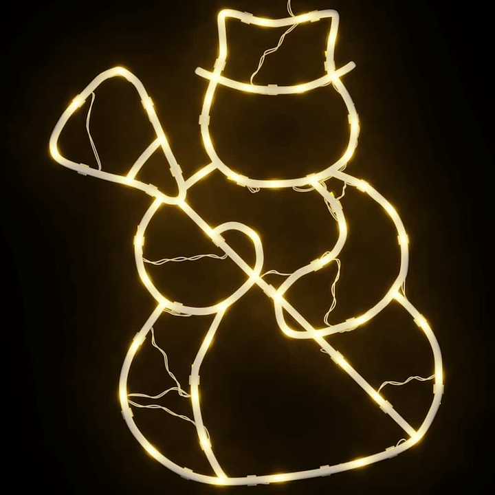 Christmas Lights Snowman Silhouette - 2-Pack, 35 LEDs, Warm White, Indoor Holiday Décor - Premium  from Home Treasures - Just £17.99! Shop now at Home Treasures