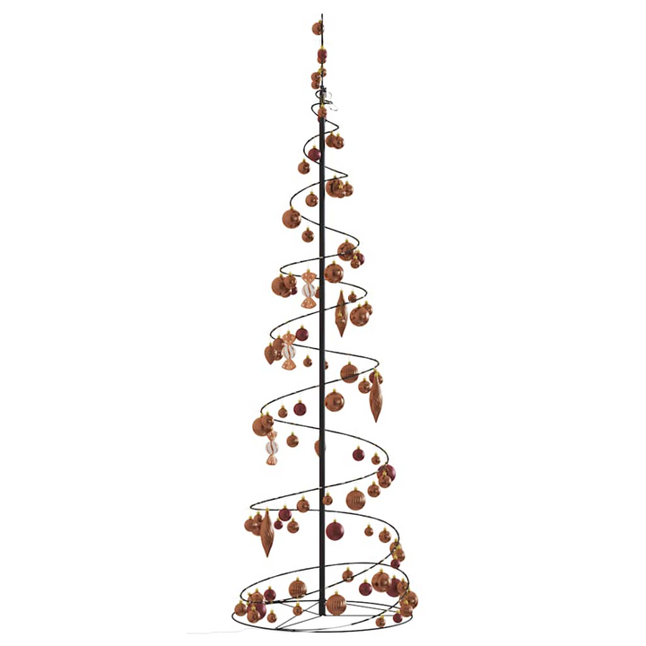 Christmas Tree Light Cone with Baubles and 120 Warm White LEDs – Festive Decoration with 8 Lighting Modes, Easy Setup & Storage - Premium  from Home Treasures - Just £89.99! Shop now at Home Treasures