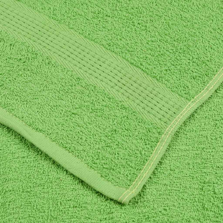 Apple Green Towels - Set of 2, 100x200 cm, 100% Cotton, 360 gsm - Soft, Absorbent, and Durable - Premium  from Home Treasures - Just £37.99! Shop now at Home Treasures