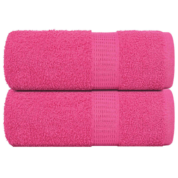 Set of 2 Pink Soap Towels - 100% Cotton, Ultra Soft, 30x30 cm, Highly Absorbent & Machine Washable - Premium  from Home Treasures - Just £13.99! Shop now at Home Treasures