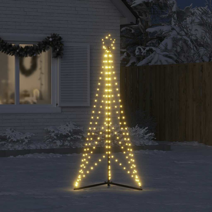 Christmas Tree Light with 363 Warm White LEDs - 8 Lighting Effects, Indoor & Outdoor Use - Premium  from Home Treasures - Just £29.99! Shop now at Home Treasures