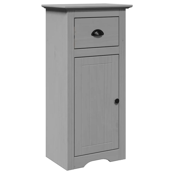 BODO Grey Bathroom Cabinet 44x30x90 cm - Stylish & Functional Storage Solution | Durable Pinewood - Premium  from Home Treasures - Just £79.99! Shop now at Home Treasures