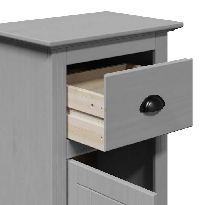 BODO Grey Bathroom Cabinet 44x30x90 cm - Stylish & Functional Storage Solution | Durable Pinewood - Premium  from Home Treasures - Just £79.99! Shop now at Home Treasures