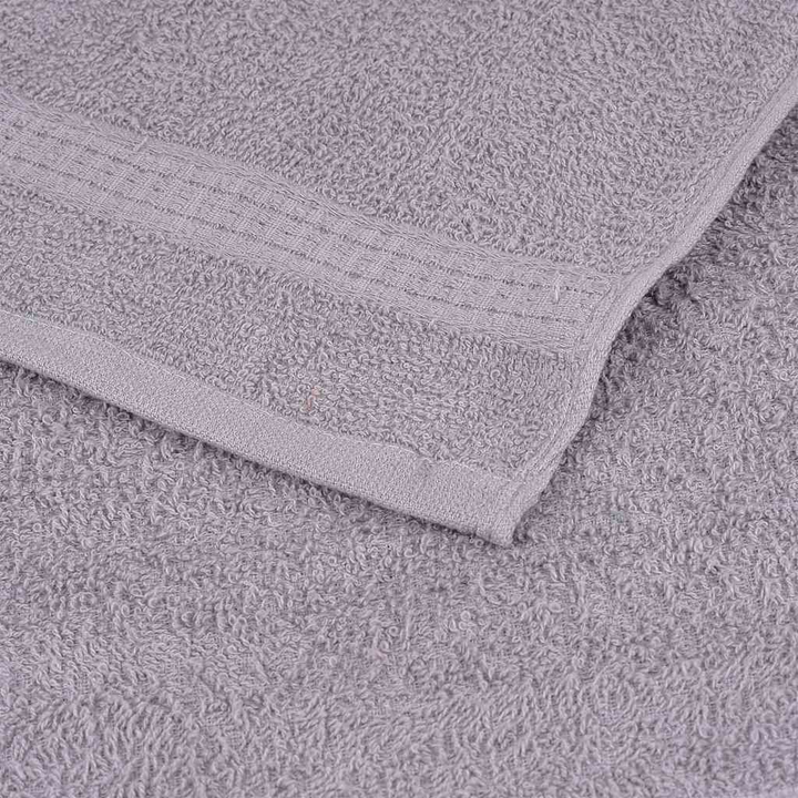 Guest Towels, Set of 4, Grey, 30x50 cm, Ultra-Soft 360 GSM 100% Cotton, Highly Absorbent, Machine Washable - Premium  from Home Treasures - Just £17.99! Shop now at Home Treasures