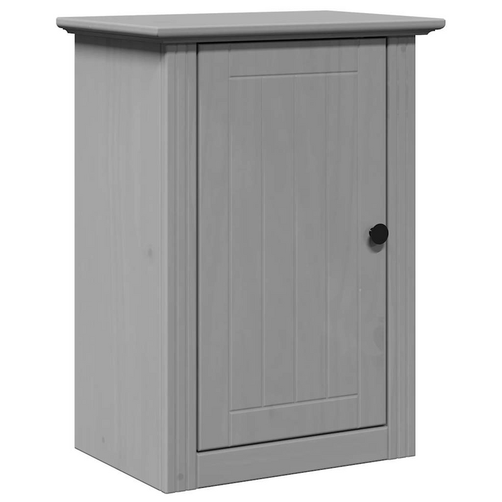 BODO 3 Piece Bathroom Furniture Set in Grey, Solid Pine and Engineered Wood - Modern Storage Solution - Premium  from Home Treasures - Just £245.99! Shop now at Home Treasures