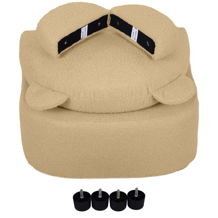 AIYAPLAY Kids Bear Shaped Sofa Armchair - Cozy Toddler Chair in Khaki for Bedroom & Playroom | Ages 18 Months to 3 Years - Premium  from Home Treasures - Just £76.99! Shop now at Home Treasures