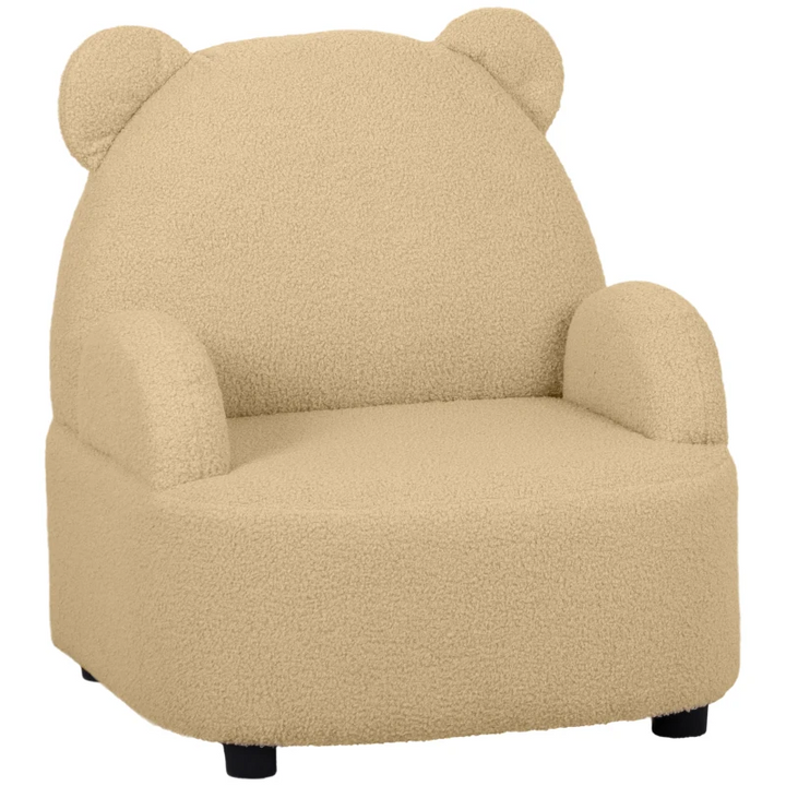 AIYAPLAY Kids Bear Shaped Sofa Armchair - Cozy Toddler Chair in Khaki for Bedroom & Playroom | Ages 18 Months to 3 Years - Premium  from Home Treasures - Just £76.99! Shop now at Home Treasures