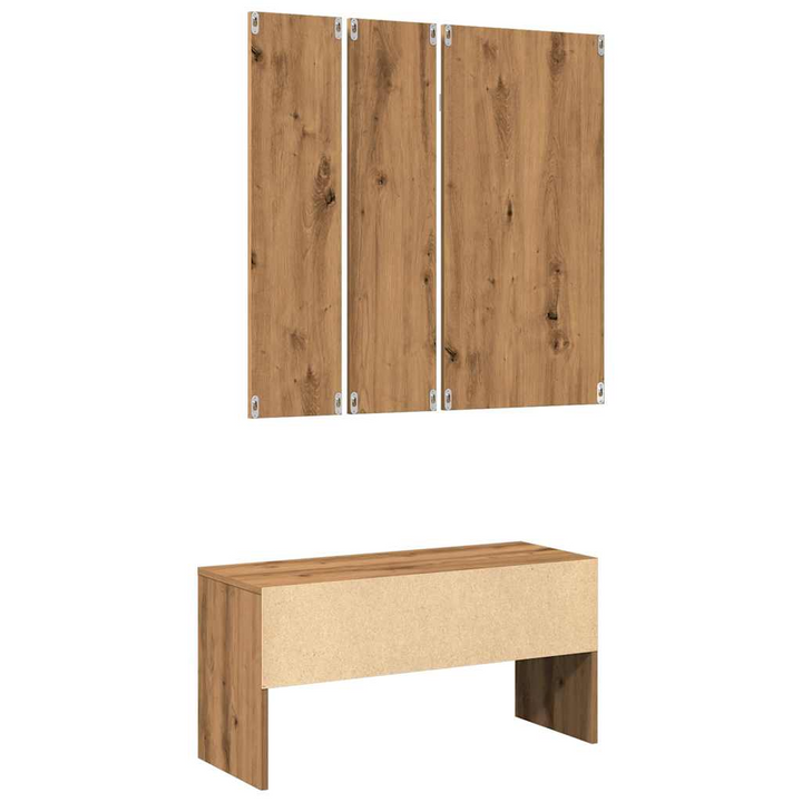 Artisan Oak Hallway Furniture Set - Stylish & Functional Entryway Solution - Premium  from Home Treasures - Just £94.99! Shop now at Home Treasures