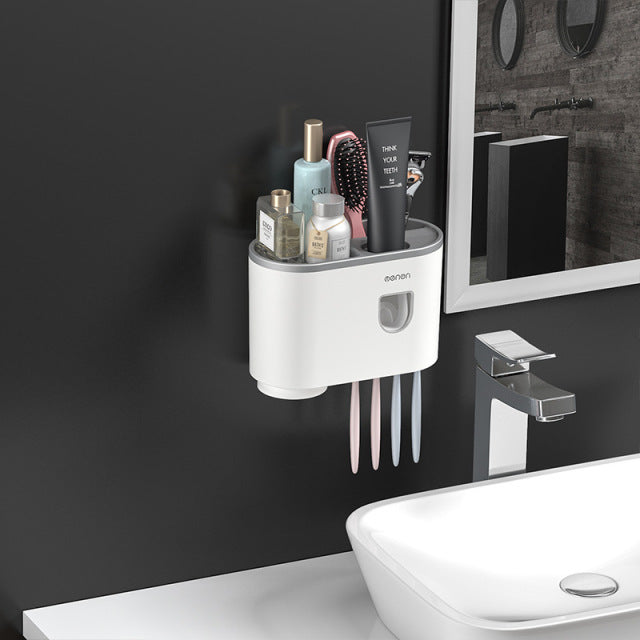 Automatic Toothpaste Holder Dispenser - Premium  from Home Treasures - Just £35.10! Shop now at Home Treasures