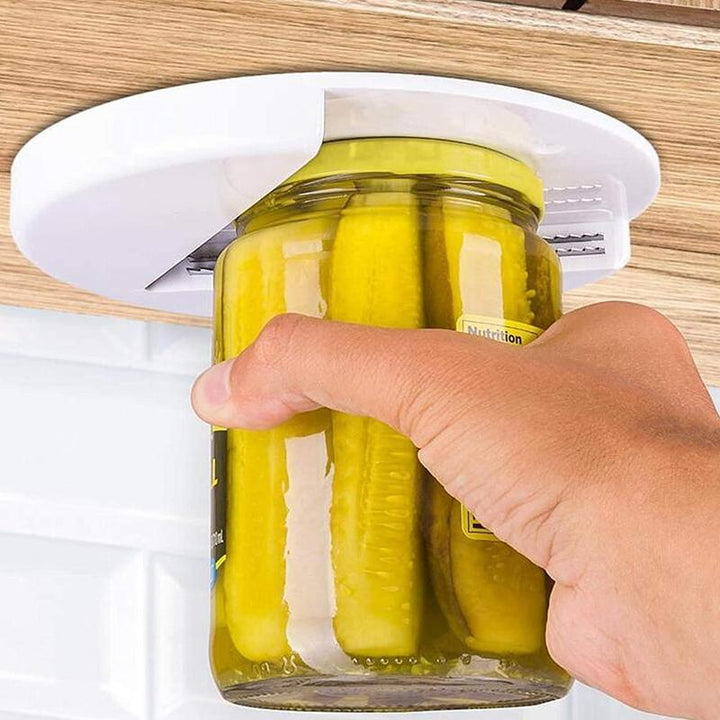 Under The Cabinet Self-adhesive Jar/Bottle Opener - Premium Furniture from Home Treasures - Just £34.91! Shop now at Home Treasures