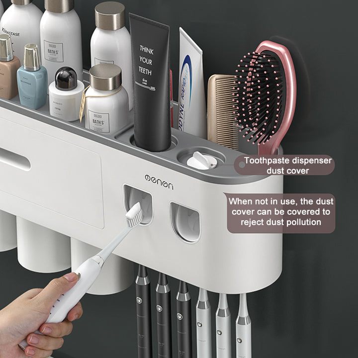 Automatic Toothpaste Holder Dispenser - Premium  from Home Treasures - Just £35.10! Shop now at Home Treasures