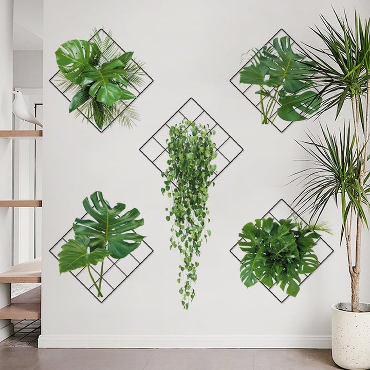 3D Green Plant Wall Stickers - Premium  from Home Treasures - Just £19.99! Shop now at Home Treasures