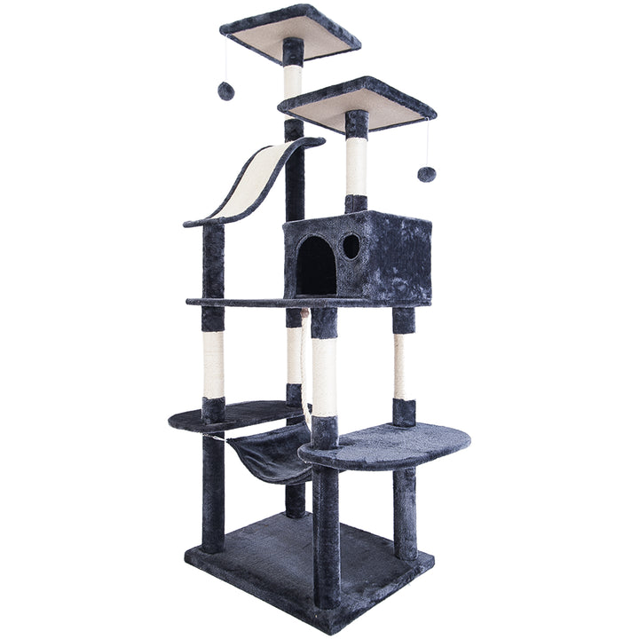 Tree Cat Climbing/Scratcher Activity Centre 170cm - Premium Trees &amp; Condos from Home Treasures - Just £94.68! Shop now at Home Treasures