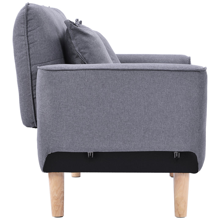 Modern 2 Seater Sofa Bed (Light Grey) - Premium Sofas from Home Treasures - Just £395.56! Shop now at Home Treasures