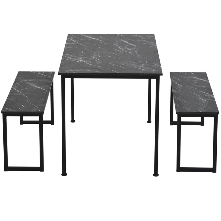 Space-Saving Dining Table & Bench Set 4-Person - Premium Dining and Kitchen Sets from Home Treasures - Just £200.66! Shop now at Home Treasures