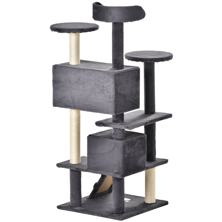 Cat Tree Cat Climbing Tower for Indoor Cats 133cm - Premium Trees &amp; Condos from Home Treasures - Just £70.79! Shop now at Home Treasures