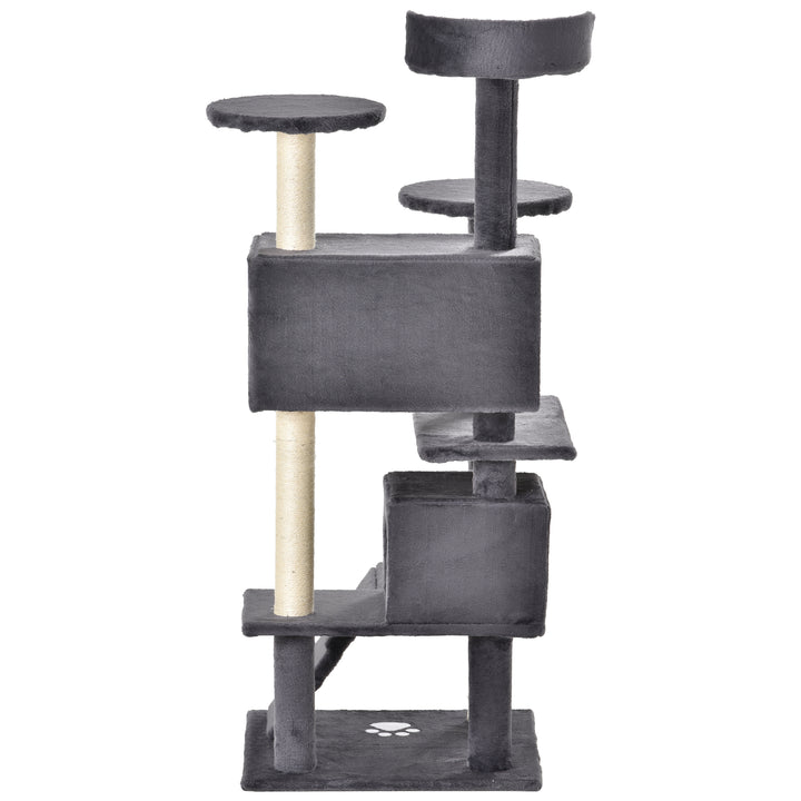 Cat Tree Cat Climbing Tower for Indoor Cats 133cm - Premium Trees &amp; Condos from Home Treasures - Just £70.79! Shop now at Home Treasures