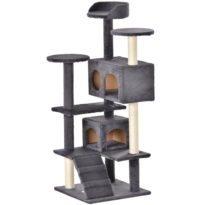 Cat Tree Cat Climbing Tower for Indoor Cats 133cm - Premium Trees &amp; Condos from Home Treasures - Just £70.79! Shop now at Home Treasures