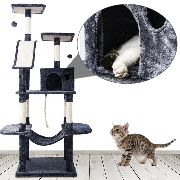 Tree Cat Climbing/Scratcher Activity Centre 170cm - Premium Trees &amp; Condos from Home Treasures - Just £94.68! Shop now at Home Treasures