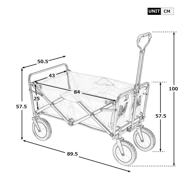 Foldable Pull Wagon - Premium Other from Home Treasures - Just £131.50! Shop now at Home Treasures