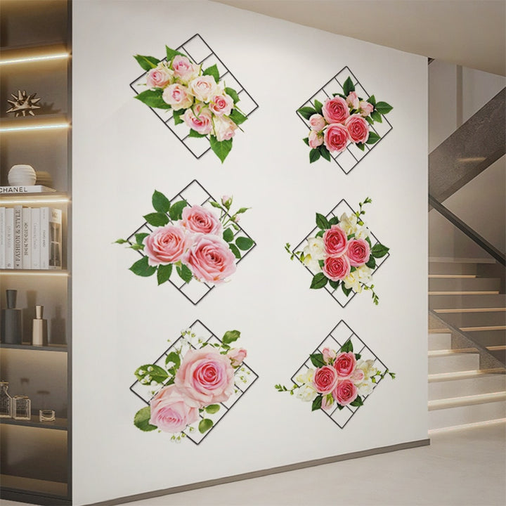 3D Green Plant Wall Stickers - Premium  from Home Treasures - Just £19.99! Shop now at Home Treasures