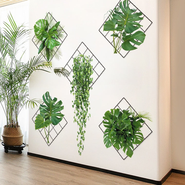 3D Green Plant Wall Stickers - Premium  from Home Treasures - Just £19.99! Shop now at Home Treasures