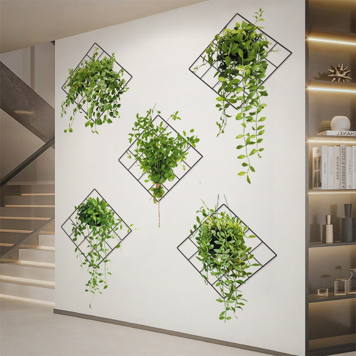 3D Green Plant Wall Stickers - Premium  from Home Treasures - Just £19.99! Shop now at Home Treasures