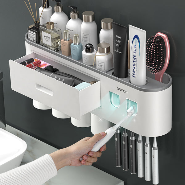 Automatic Toothpaste Holder Dispenser - Premium  from Home Treasures - Just £35.10! Shop now at Home Treasures